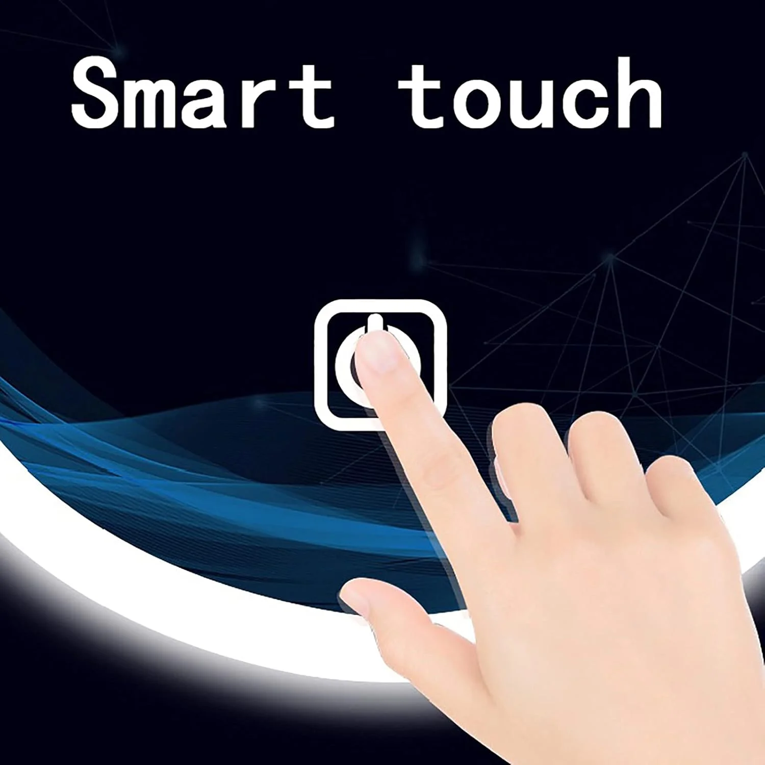 WANGPP LED Bathroom Mirror,Wall Mirror,Bathroom Mirror with Lighting, LED Touch Sensor Switch with Anti-fogging,dimmable Warm White/Cold White/Neutral WANGPP LED Bathroom Mirror,Wall Mirror,Bathroom Mirror with Lighting, LED Touch Sensor Switch with Anti-fogging,dimmable Warm White/Cold White/Neutral