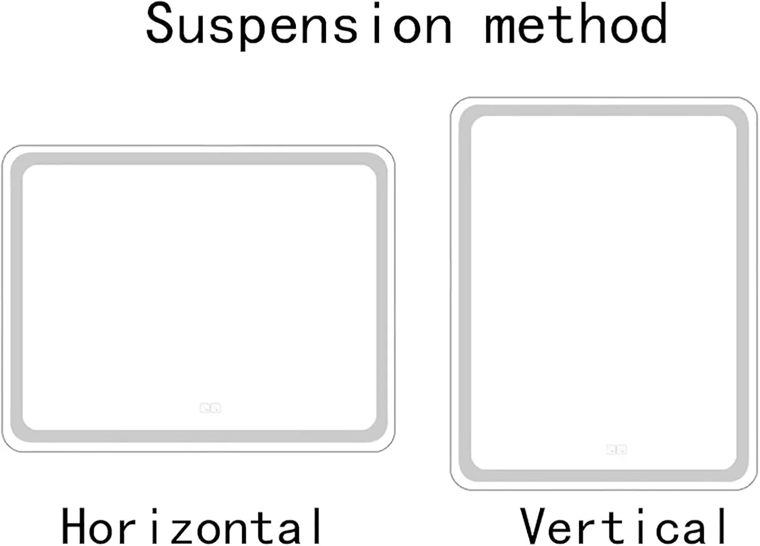 WANGPP LED Bathroom Mirror,Anti-Fog, Dimmable, Touch, HD Wall Mirror,for Dressing Room and Living Room Make-up Mirror WANGPP LED Bathroom Mirror,Anti-Fog, Dimmable, Touch, HD Wall Mirror,for Dressing Room and Living Room Make-up Mirror