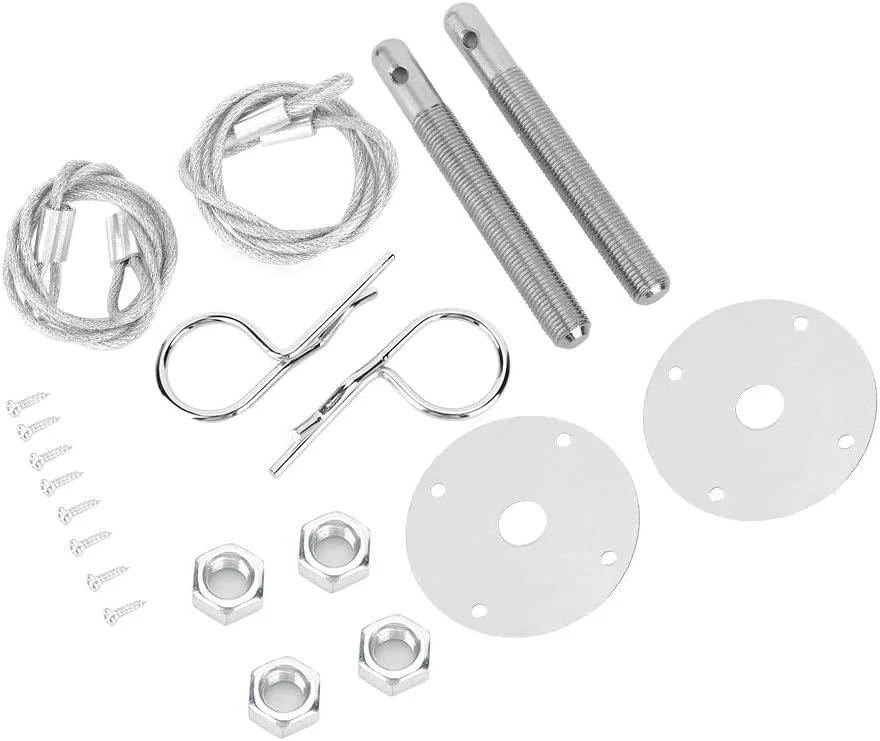 کیت گیره قفل کاپوت، کیت گیره قفل درب موتور، لوازم جانبی اصلاح شده خودرو با دکمه فشاری