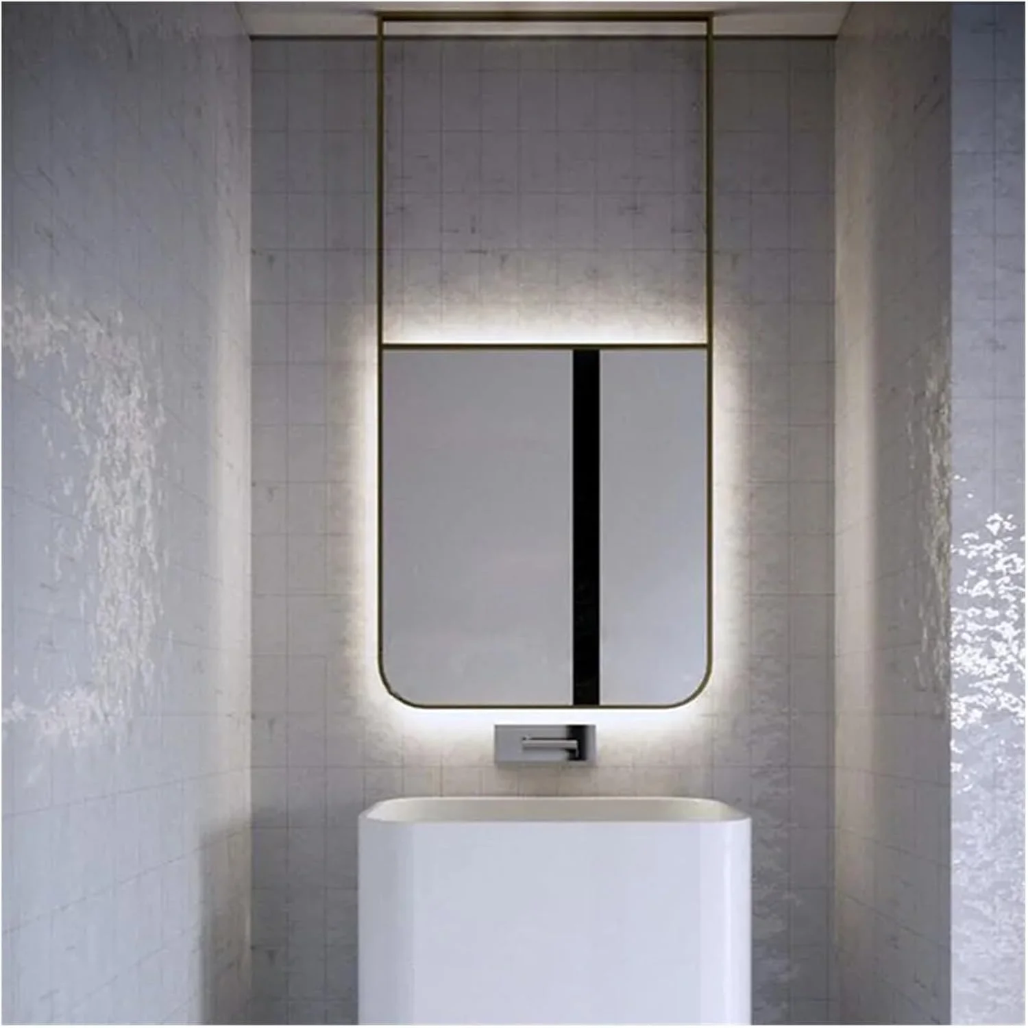 VLNAACH 24X36 Inch Rectangular Led Bathroom Mirror with Light Wall Hanging Mirror Light Fixtures Above Mirror Compatible with Shower,Bathroom Mirrors VLNAACH 24X36 Inch Rectangular Led Bathroom Mirror with Light Wall Hanging Mirror Light Fixtures Above Mirror Compatible with Shower,Bathroom Mirrors