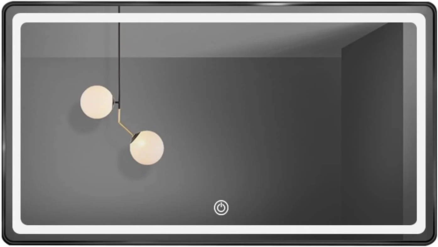 آینه VFNRESW با چراغ، آینه هوشمند ضد بخار، مستطیلی، طراحی تمام قد، آینه حمام روشن برای آرایش آینه VFNRESW با چراغ، آینه هوشمند ضد بخار، مستطیلی، طراحی تمام قد، آینه حمام روشن برای آرایش