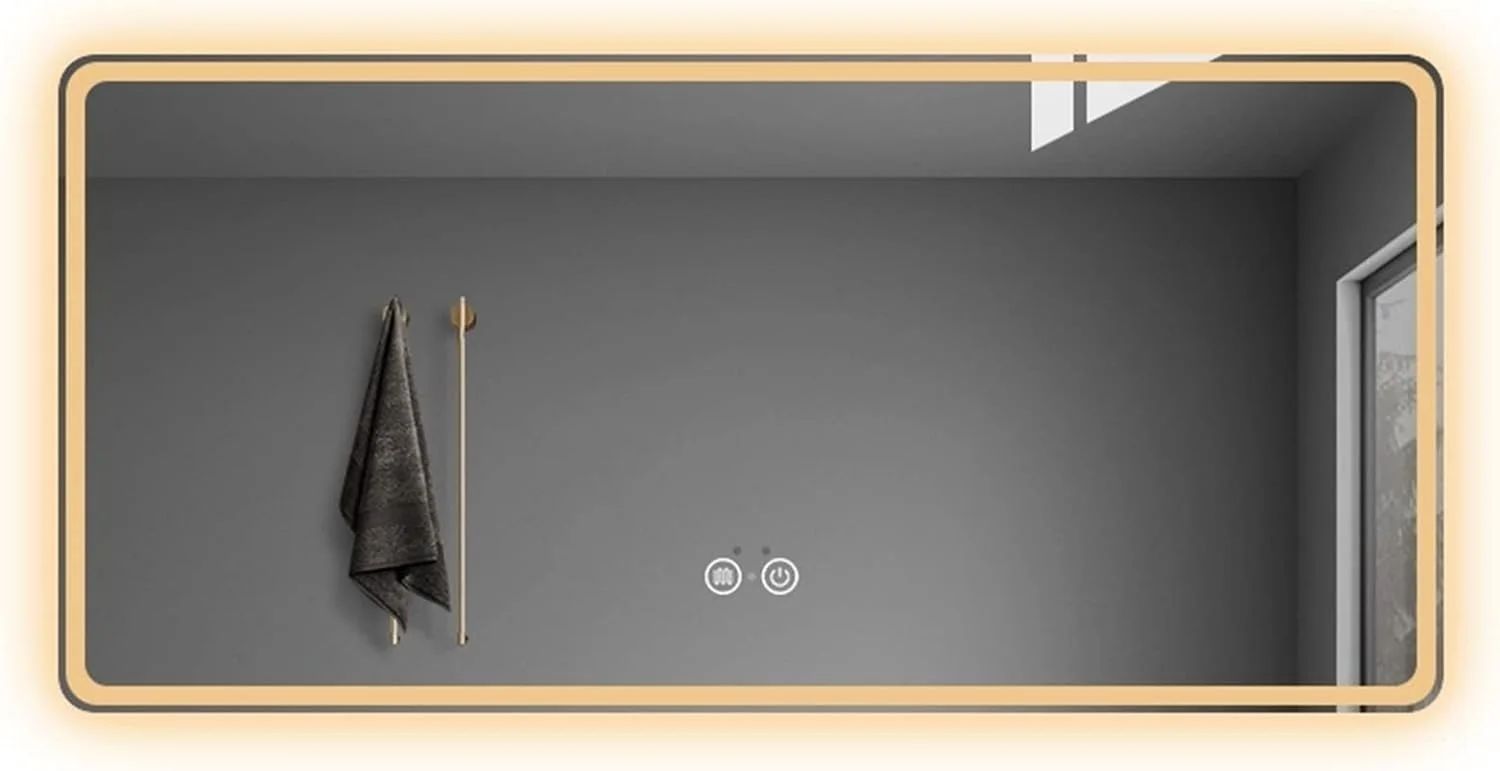 آینه VFNRESW با چراغ آینه تمیز کننده آینه ضد بخار آینه حمام با نور پس زمینه دیواری لوازم جانبی حمام Inteligente آینه VFNRESW با چراغ آینه تمیز کننده آینه ضد بخار آینه حمام با نور پس زمینه دیواری لوازم جانبی حمام Inteligente