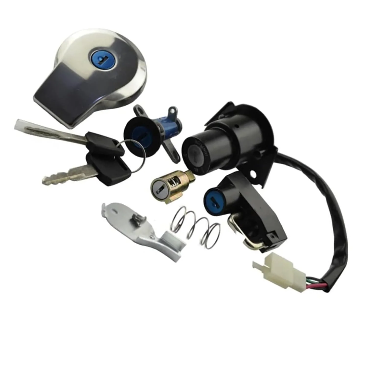 قفل سوئیچ استارت موتور سیکلت مدل Xv250 به همراه کلید