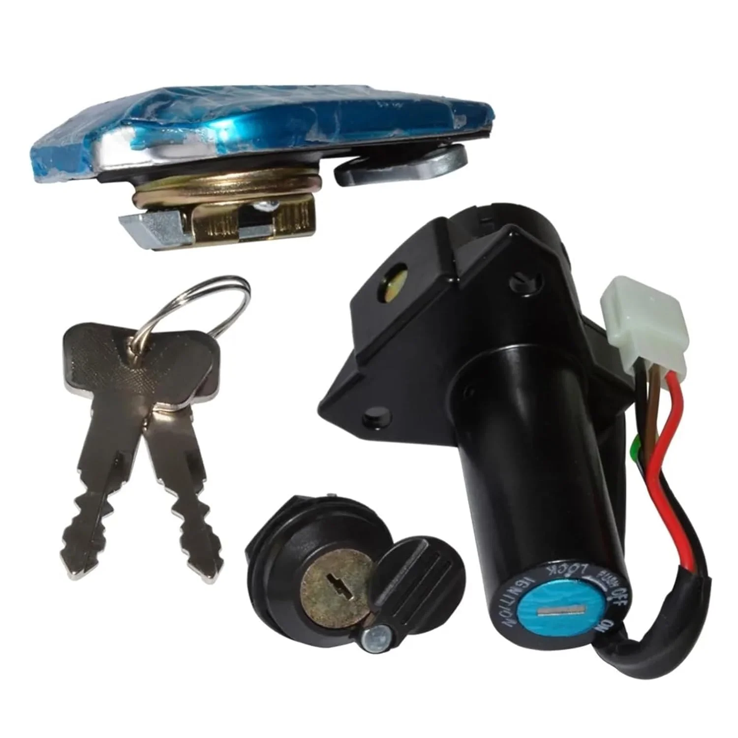 قفل سوئیچ استارت موتور سیکلت سازگار با لوازم جانبی موتور سیکلت Ybr125، کیت قفل سوئیچ استارت