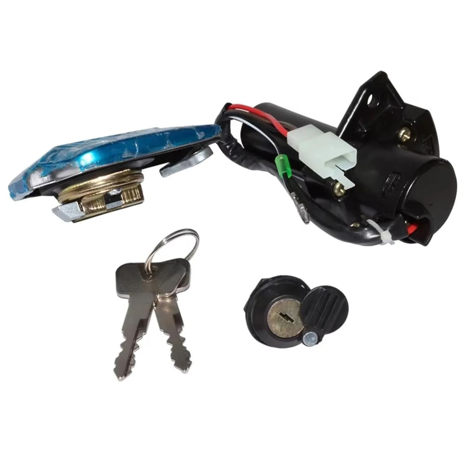 قفل سوئیچ استارت موتور سیکلت سازگار با لوازم جانبی موتور سیکلت Ybr125، کیت قفل سوئیچ استارت