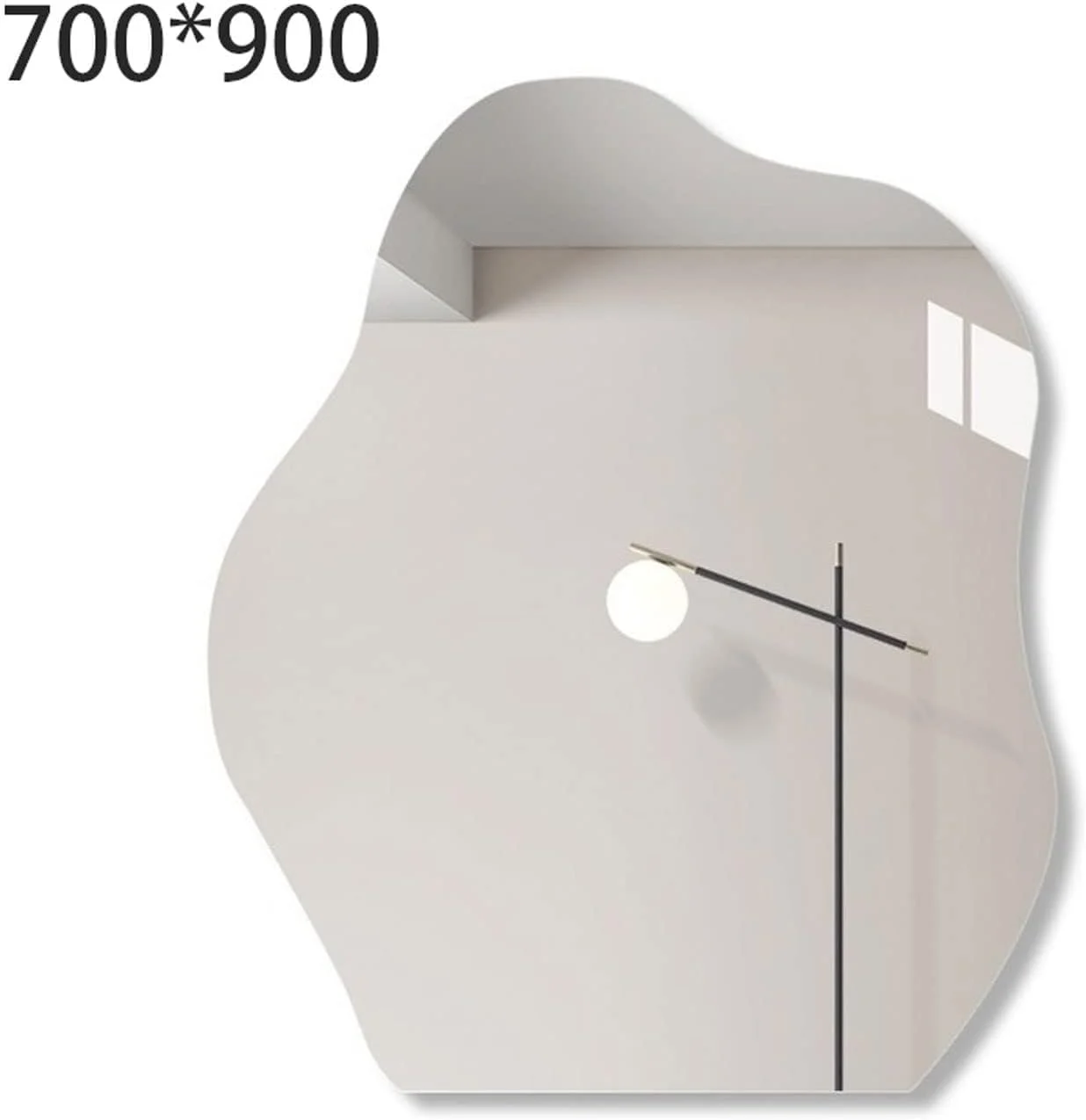 آینه هوشمند VETCS، آینه دیواری مناسب حمام، آرایش، بزرگ، مناسب دوش، دکور اتاق