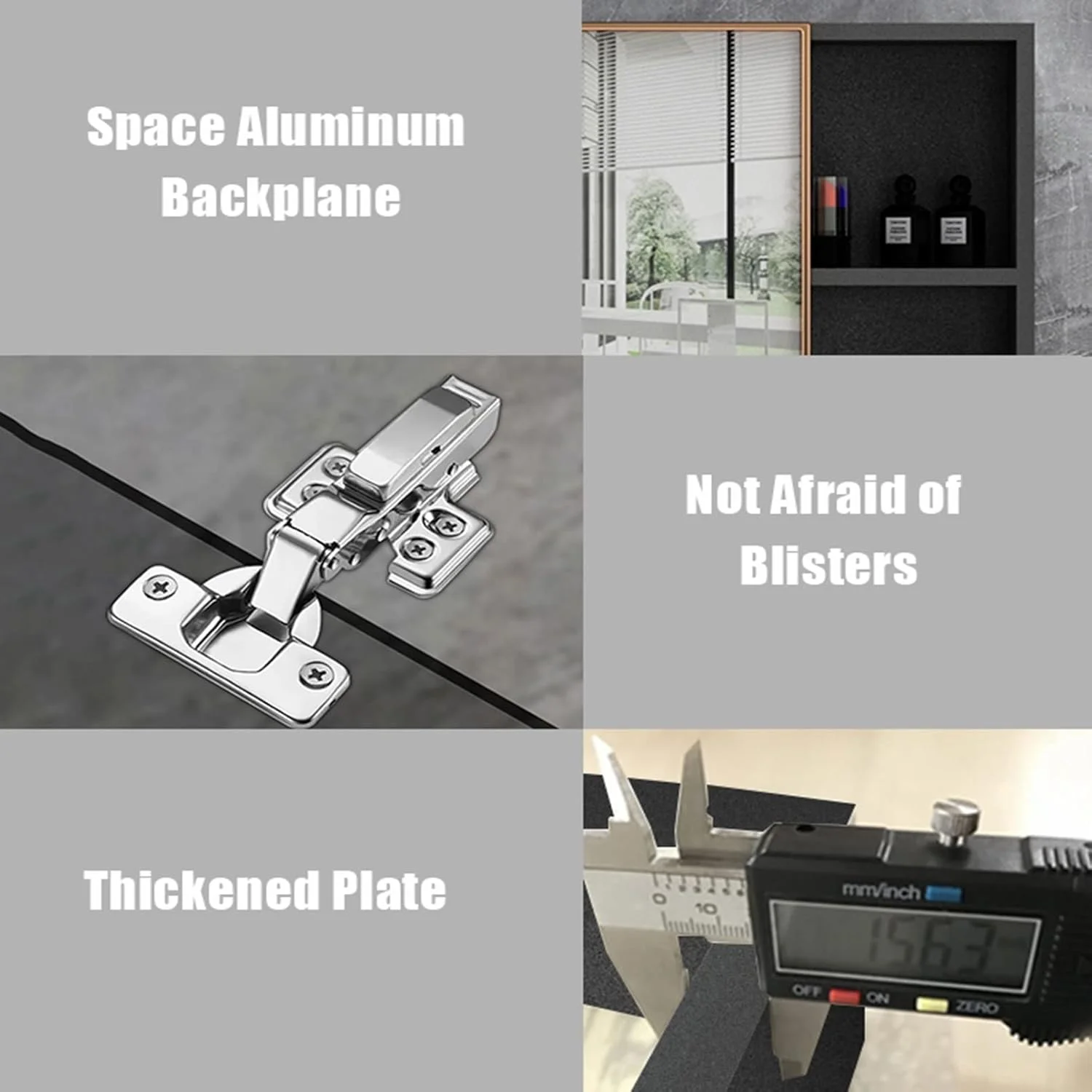 کابینت آینه ای حمام VejiA، دو طبقه، نصب دیواری، قفسه آلومینیومی فضایی، آینه آویز، جعبه آینه توالت، آینه دیواری حمام کابینت آینه ای حمام VejiA، دو طبقه، نصب دیواری، قفسه آلومینیومی فضایی، آینه آویز، جعبه آینه توالت، آینه دیواری حمام