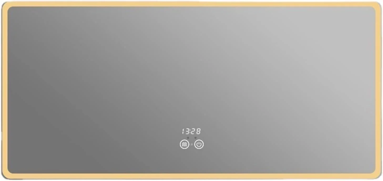 آینه روشویی UGFVGYTG، آینه هوشمند حمام، چراغ دار، آینه لمسی بزرگ آرایشی با نور پس زمینه، نصب دیواری آینه روشویی UGFVGYTG، آینه هوشمند حمام، چراغ دار، آینه لمسی بزرگ آرایشی با نور پس زمینه، نصب دیواری