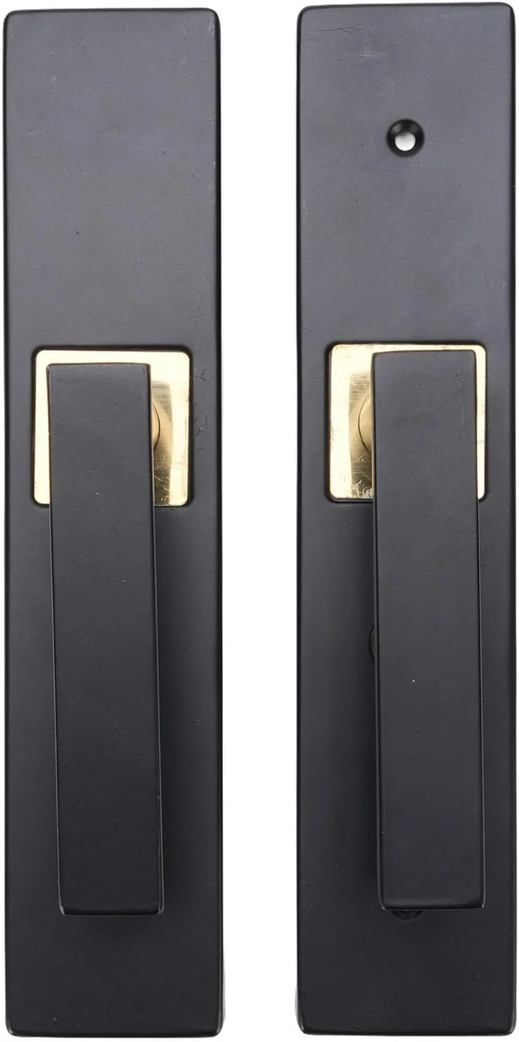 دستگیره درب ورودی کلیدخور آلیاژ آلومینیوم، دستگیره اهرمی درب سنگین با مجموعه قفل، اهرم ورودی کلیدخور برای هتل دفتر کار خانگی