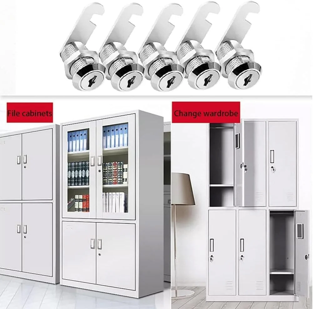 قفل کم کابینت 25 میلی متری Amuer، 2 عددی، قفل استوانه ای کم کابینت فایل جهانی، لوازم جانبی سخت افزاری قفل کمد کوچک برای کشوی فایل امنیتی، صندوق پستی، درب RV Camper، قفل جایگزین جعبه ابزار ذخیره سازی قفل کم کابینت 25 میلی متری Amuer، 2 عددی، قفل استوانه ای کم کابینت فایل جهانی، لوازم جانبی سخت افزاری قفل کمد کوچک برای کشوی فایل امنیتی، صندوق پستی، درب RV Camper، قفل جایگزین جعبه ابزار ذخیره سازی