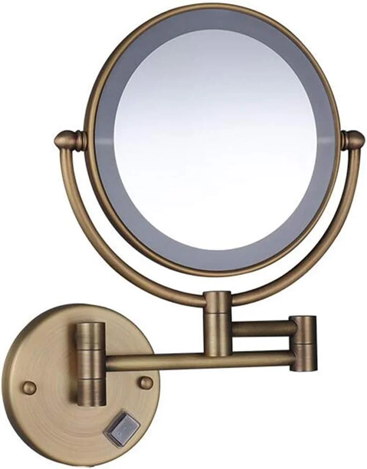 آینه آرایشی ال ای دی، آینه زیبایی دو طرفه دیواری با بزرگنمایی 3 برابری، آینه حمام قابل گسترش با چرخش 360 درجه، آینه آرایشی سیمی، رزگلد (رنگ: Nero) آینه آرایشی ال ای دی، آینه زیبایی دو طرفه دیواری با بزرگنمایی 3 برابری، آینه حمام قابل گسترش با چرخش 360 درجه، آینه آرایشی سیمی، رزگلد (رنگ: Nero)