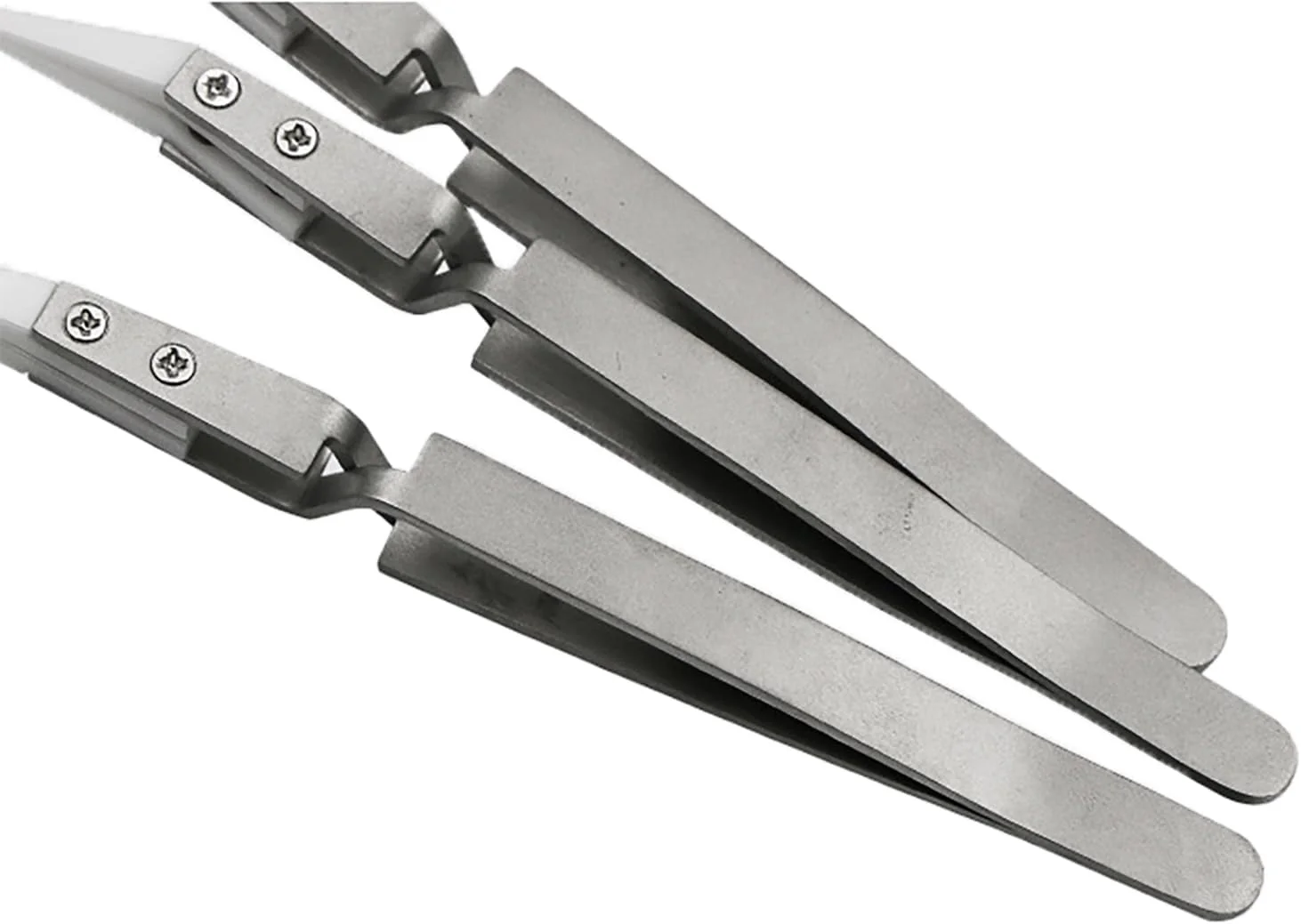 موچین معکوس استیل ضد زنگ YTgilo، 3 عددی، ضد مغناطیس و ضد اسید، گیره دقیق نوک تیز، دسته نقره ای، موچین سرامیکی برای برداشتن قطعات الکترونیکی و گرفتن کویل موچین معکوس استیل ضد زنگ YTgilo، 3 عددی، ضد مغناطیس و ضد اسید، گیره دقیق نوک تیز، دسته نقره ای، موچین سرامیکی برای برداشتن قطعات الکترونیکی و گرفتن کویل