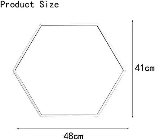 آینه دیواری آویز SMLZV، آینه آرایشی چند ضلعی برای دکوراسیون منزل، حمام، اتاق خواب و اتاق نشیمن