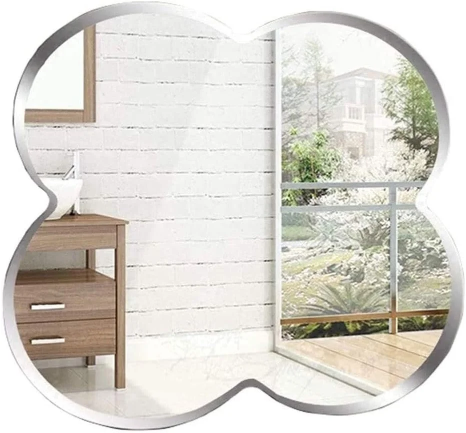 آینه دیواری کلاسیک بدون قاب SMLZV، آینه تزئینی دیواری، مجموعه خانگی، آینه هنری مدرن دیواری