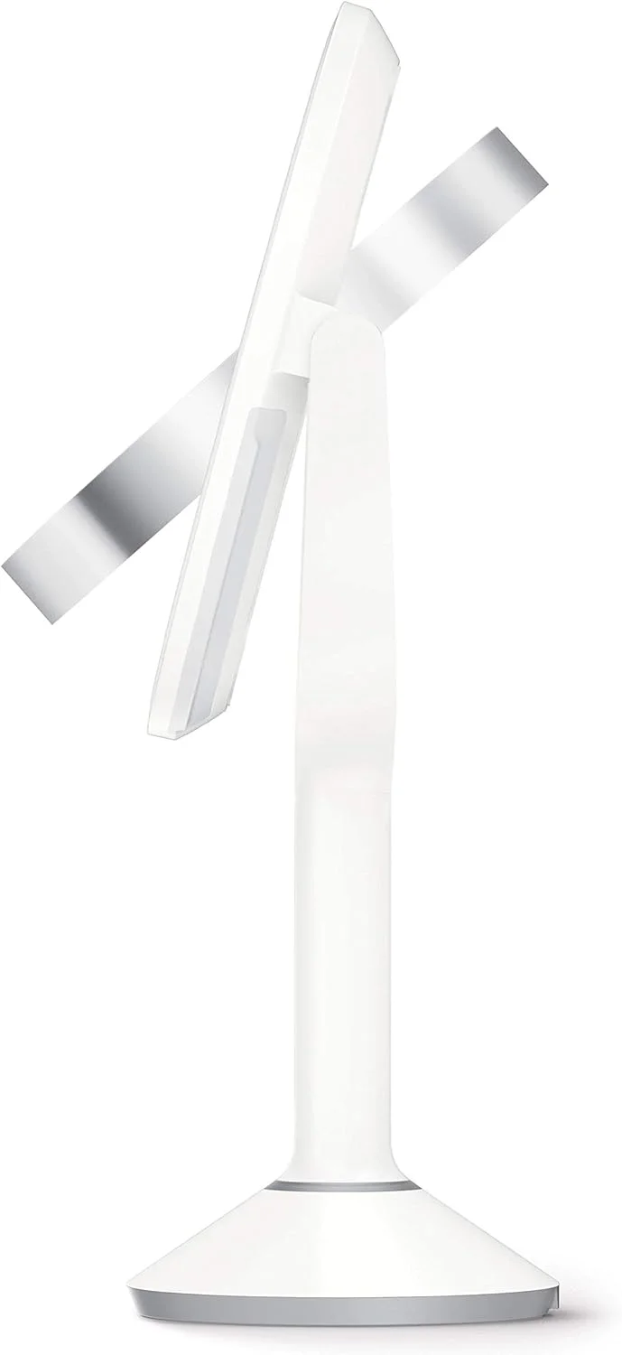 آینه سنسور دار تریو simplehuman، سفید. سیستم نور Tru Lux. بزرگنمایی 10X / 5X / 1X. بدون اعوجاج. قابل شارژ. بدون سیم. سنسور حرکتی. آینه سنسور دار تریو simplehuman، سفید. سیستم نور Tru Lux. بزرگنمایی 10X / 5X / 1X. بدون اعوجاج. قابل شارژ. بدون سیم. سنسور حرکتی.