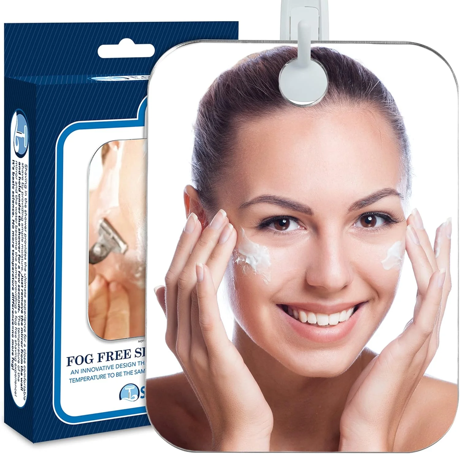 آینه ضد بخار لوکس اصلاح صورت Shave Well Company | آینه اصلاح بدون بخار حمام | 33% بزرگتر از مدل اصلی | دارای قلاب چسبی بادوام و قابل جابجایی آینه ضد بخار لوکس اصلاح صورت Shave Well Company | آینه اصلاح بدون بخار حمام | 33% بزرگتر از مدل اصلی | دارای قلاب چسبی بادوام و قابل جابجایی