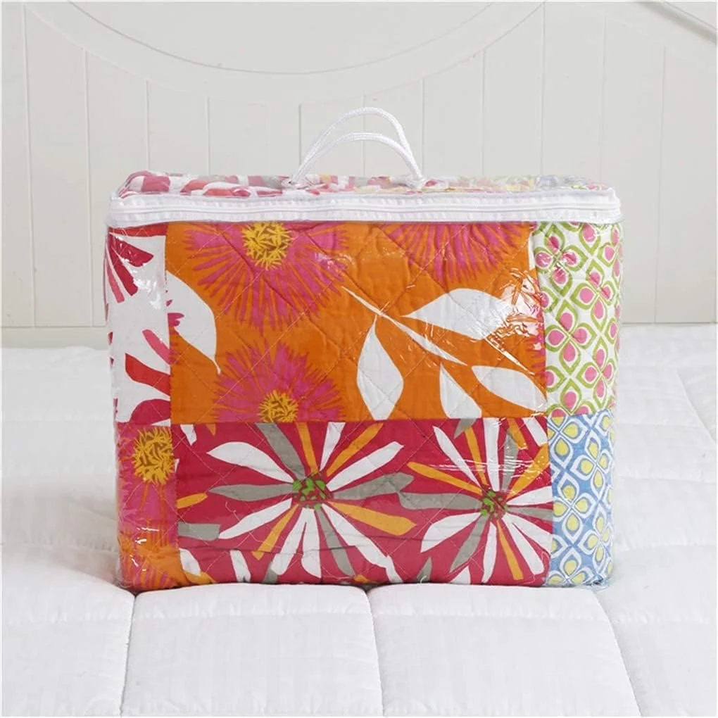 روتختی تکه دوزی سه تکه، رو تختی پنبه ای، ست روتختی وینتیج فوق العاده نرم شامل 2 بالش، 230cm*250cm