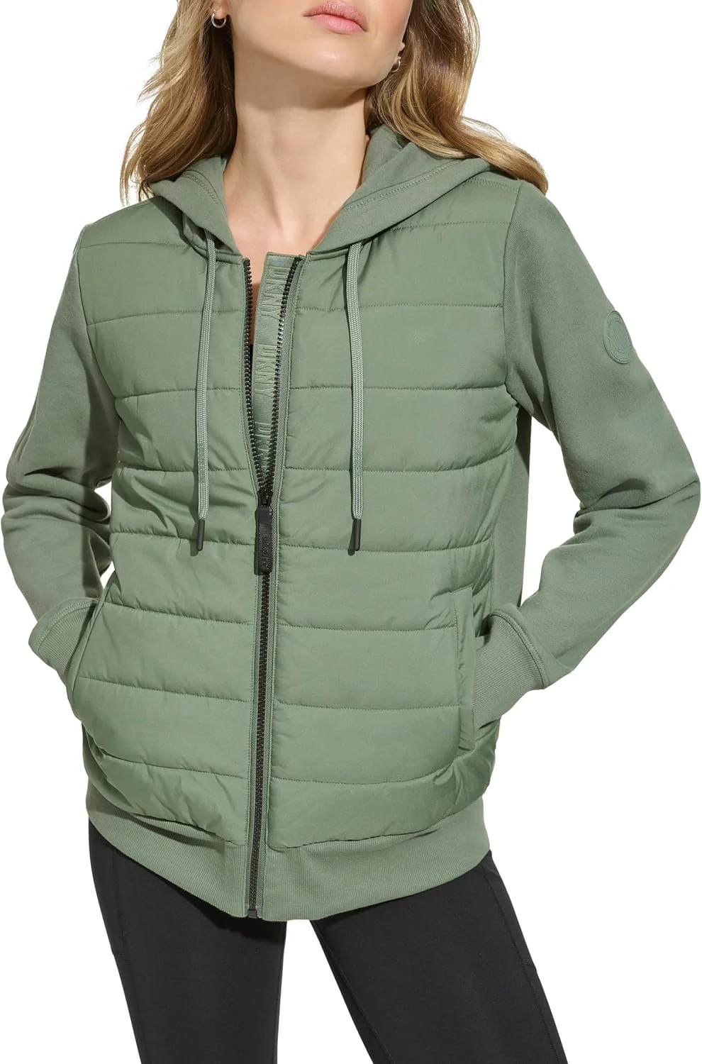 کت سبک وزن هیبریدی زنانه DKNY، ژاکت سبک وزن نخی کت سبک وزن هیبریدی زنانه DKNY، ژاکت سبک وزن نخی