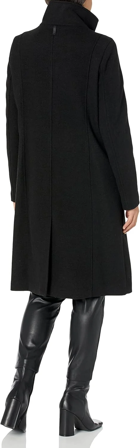 کت پشمی یقه ایستاده زنانه DKNY، ژاکت لحافی، ظریف و شیک کت پشمی یقه ایستاده زنانه DKNY، ژاکت لحافی، ظریف و شیک