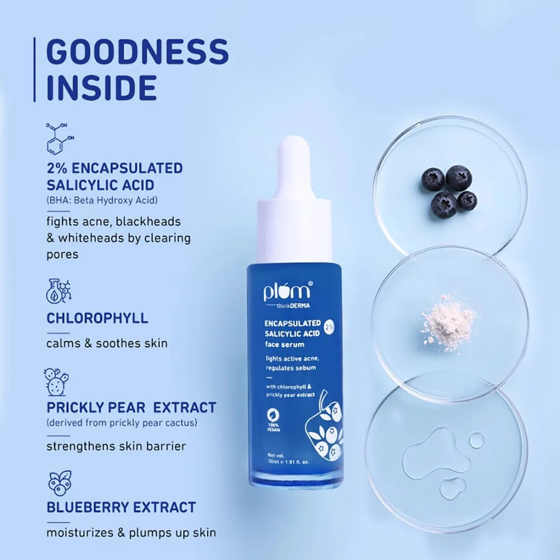 سرم صورت حاوی 2% سالیسیلیک اسید آلوئه | مبارزه با آکنه فعال | تنظیم کننده سبوم | کنترل چربی | تسکین دهنده و آرام بخش التهاب | سبک و جذب سریع | 100% وگان | 30 میلی لیتر سرم صورت حاوی 2% سالیسیلیک اسید آلوئه | مبارزه با آکنه فعال | تنظیم کننده سبوم | کنترل چربی | تسکین دهنده و آرام بخش التهاب | سبک و جذب سریع | 100% وگان | 30 میلی لیتر