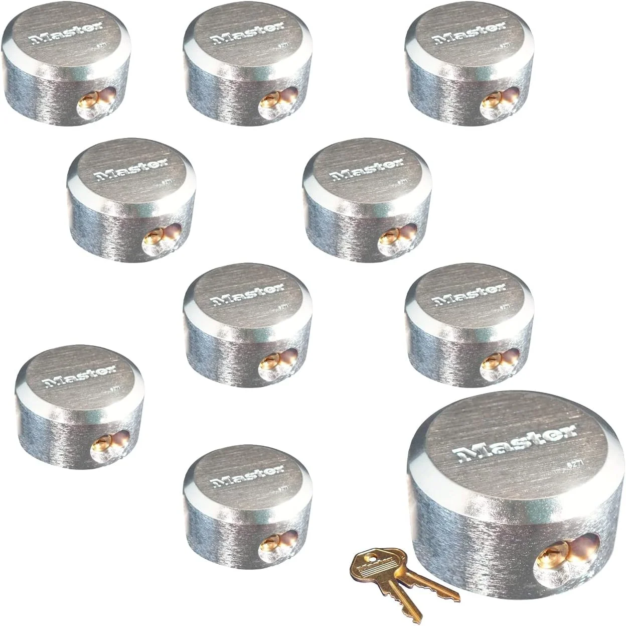 قفل های مخفی سری Master Lock Pro، کلید یکسان 6271NKA-10 با فناوری BumpStop