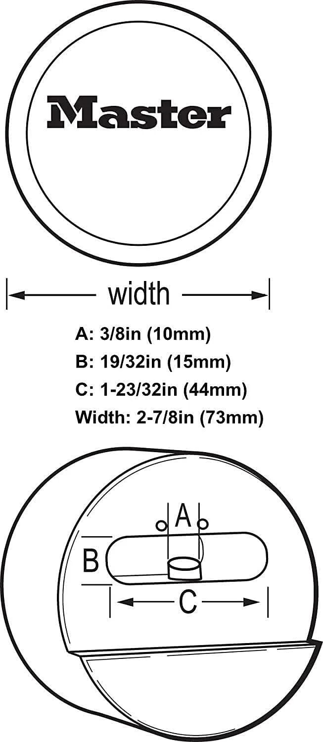 قفل های مخفی سری Master Lock Pro، کلید یکسان 6271NKA-10 با فناوری BumpStop