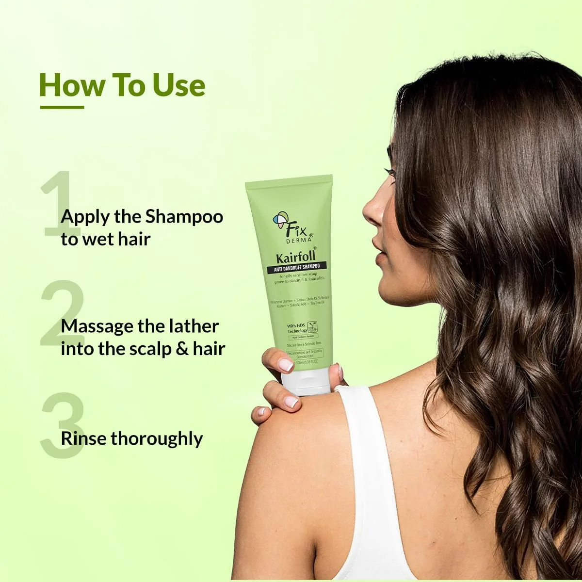 شامپو ضد شوره فیکسرما Kairfoll برای پوست سر چرب و حساس مستعد شوره و فولیکولیت | شامپو ضد شوره برای زنان و مردان | اسید سالیسیلیک برای ریزش مو | شامپو بدون سولفات - 100 میلی لیتر شامپو ضد شوره فیکسرما Kairfoll برای پوست سر چرب و حساس مستعد شوره و فولیکولیت | شامپو ضد شوره برای زنان و مردان | اسید سالیسیلیک برای ریزش مو | شامپو بدون سولفات - 100 میلی لیتر