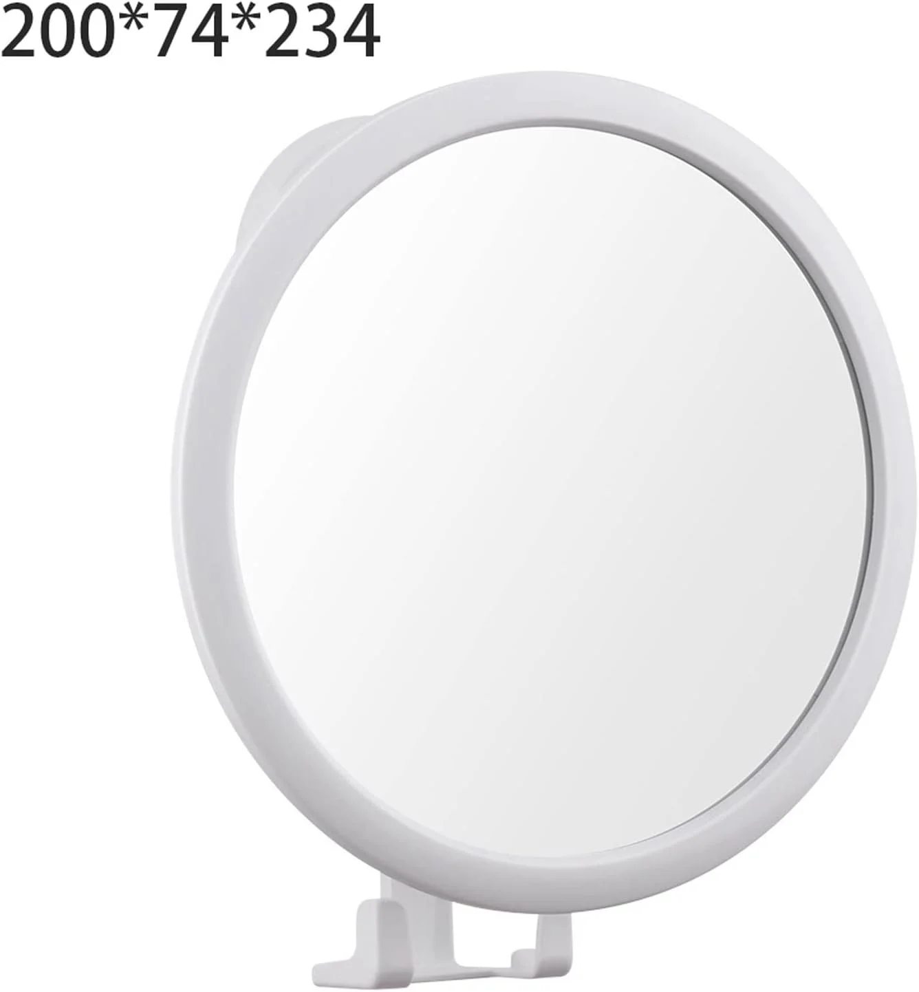 آینه حمام SEMOOR، آینه حمام قابل تنظیم، نوع دیواری بدون نیاز به سوراخکاری، آینه آرایشی خود چسب با مکنده، آینه تاشو اصلاح صورت برای دوش