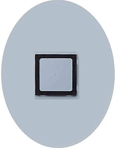 آینه بی قاب بیضی شکل دیواری شیشه ای SDG (45.72 در 60.96 سانتی متر، نقره ای) (بدون قاب)