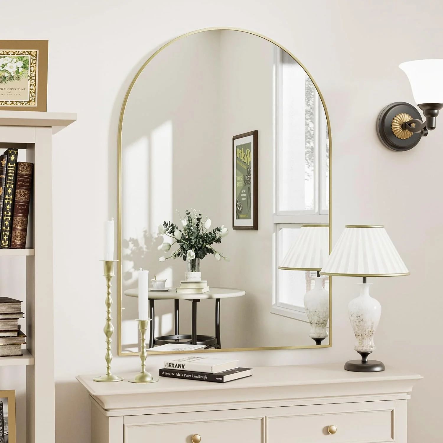 آینه حمام زاویه راست قوسی شکل Rowjut - 3