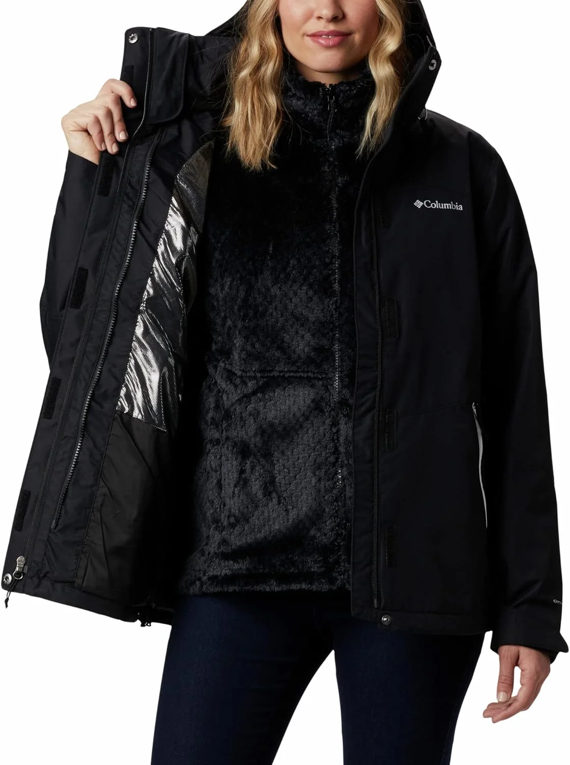 کاپشن زنانه کلمبیا مدل Bugaboo Ii Fleece Interchange کاپشن زنانه کلمبیا مدل Bugaboo Ii Fleece Interchange