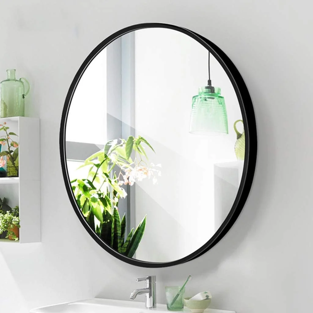 آینه آرایشی REJOON، آینه حمام، آینه رومیزی، قاب فلزی HD، دایره ای ضخیم 4 سانتی متری، آینه دیواری آویز تزئینی اصلاح صورت، 2 رنگ، 4 سایز، طلایی 60X60 سانتی متر / طلایی / 50X50 سانتی متر آینه آرایشی REJOON، آینه حمام، آینه رومیزی، قاب فلزی HD، دایره ای ضخیم 4 سانتی متری، آینه دیواری آویز تزئینی اصلاح صورت، 2 رنگ، 4 سایز، طلایی 60X60 سانتی متر / طلایی / 50X50 سانتی متر