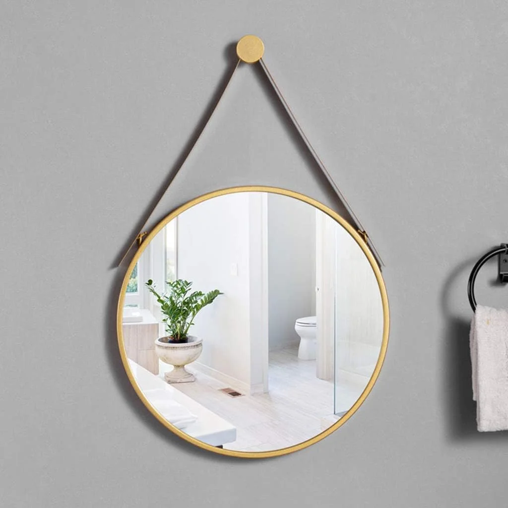آینه آرایشی REJOON، آینه حمام، آینه رومیزی، شیشه HD، آینه گرد تزئینی آویز، آینه فلزی با قاب برای اتاق خواب، حمام / طلایی / 50 سانتی متر (رنگ: طلایی، اندازه: 60 سانتی متر) آینه آرایشی REJOON، آینه حمام، آینه رومیزی، شیشه HD، آینه گرد تزئینی آویز، آینه فلزی با قاب برای اتاق خواب، حمام / طلایی / 50 سانتی متر (رنگ: طلایی، اندازه: 60 سانتی متر)