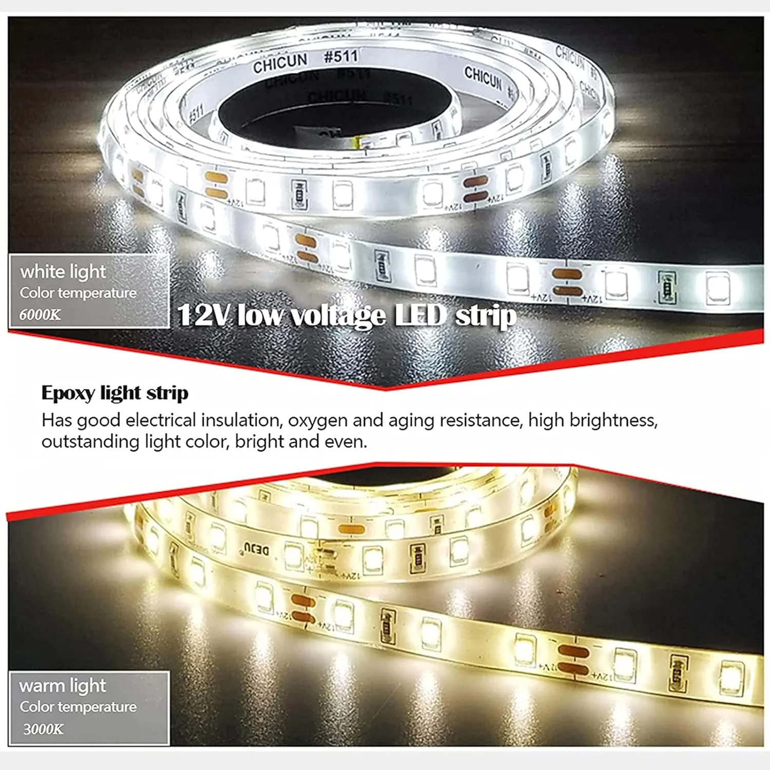 آینه دیواری بیضی شکل QDDVGTGDS برای حمام، آینه LED حمام، آینه حمام با نورپردازی، دارای کلید لمسی و ضد بخار، آینه کم مصرف - رنگ سفید قابل انتخاب