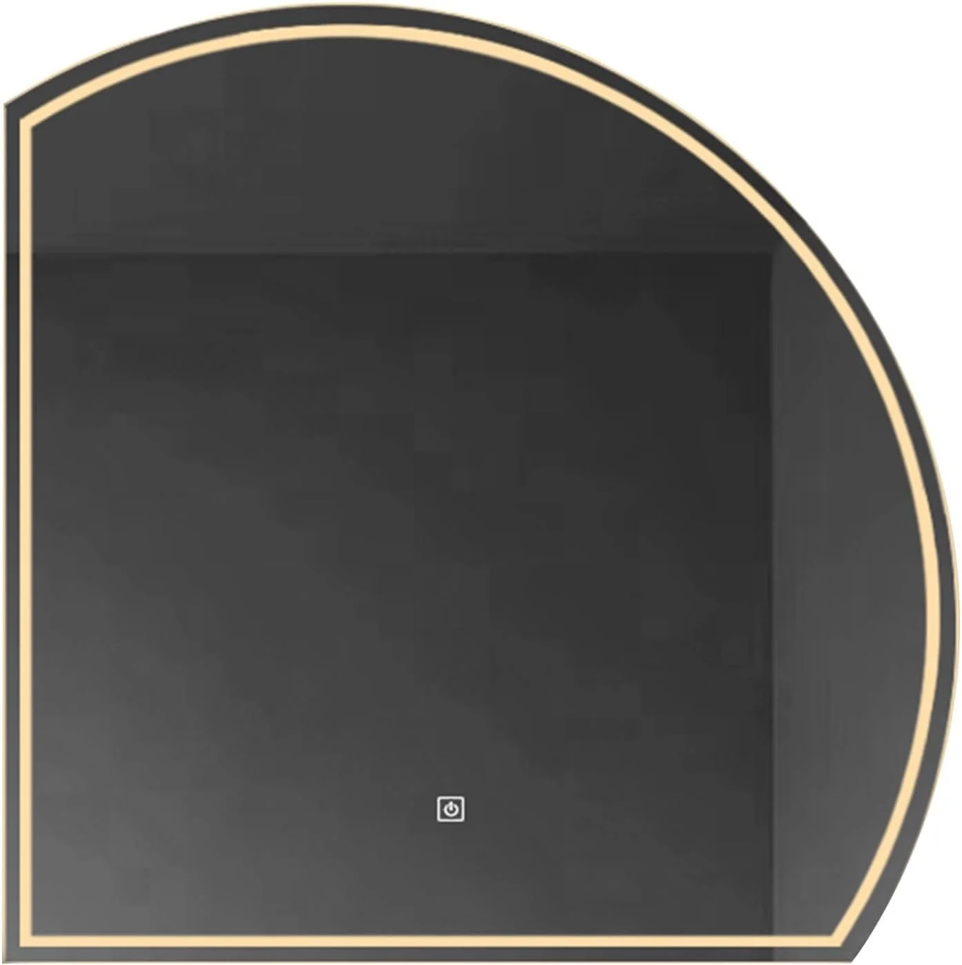 آینه حمام QDDVGTGDS، آینه نیم دایره هوشمند با چراغهای LED، آینه آرایشی، آینه دیواری با کلید لمسی، ضد بخار و ضد انفجار، مناسب اتاق خواب آینه حمام QDDVGTGDS، آینه نیم دایره هوشمند با چراغهای LED، آینه آرایشی، آینه دیواری با کلید لمسی، ضد بخار و ضد انفجار، مناسب اتاق خواب