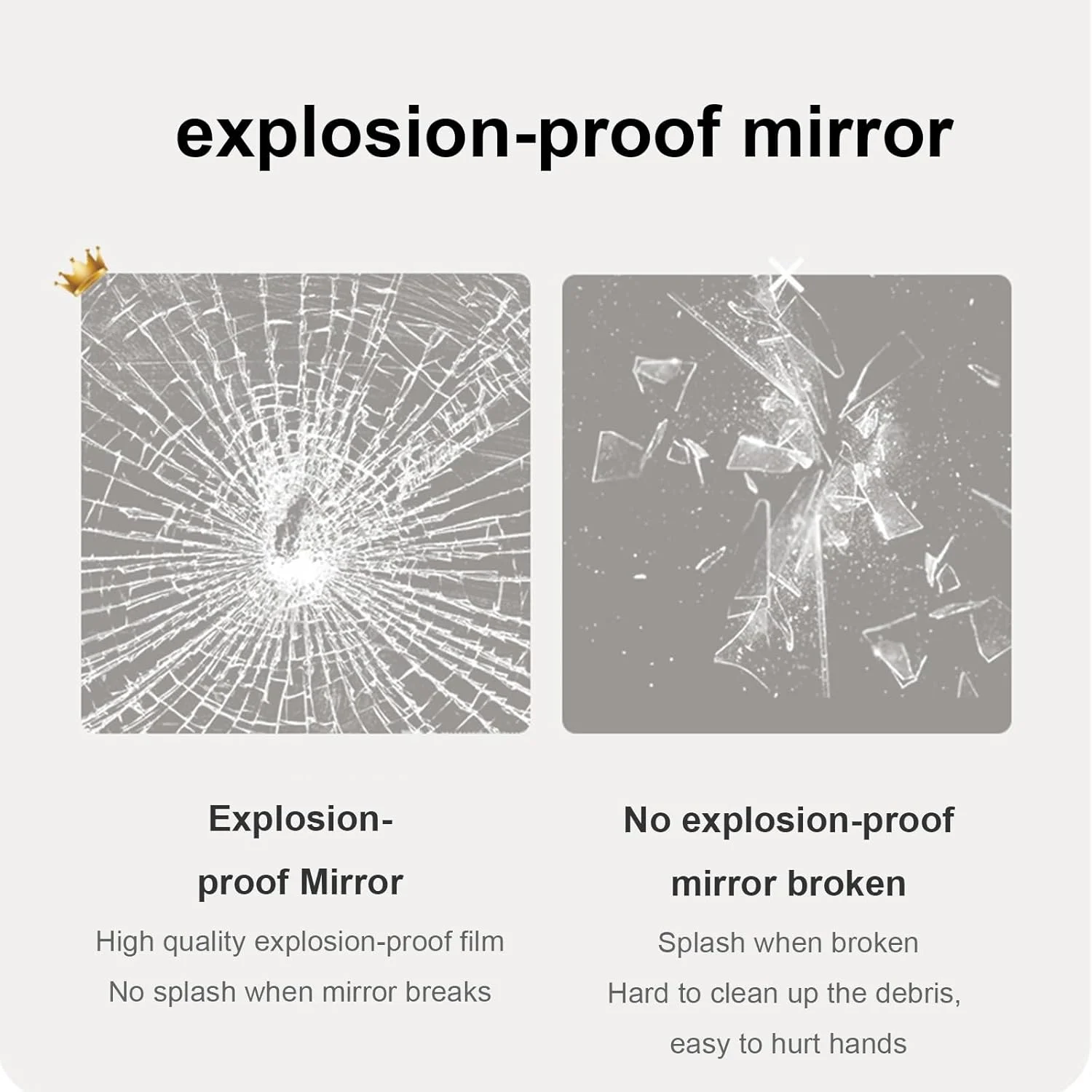 آینه حمام QDDVGTGDS آینه آرایشی آینه قدی گرد هلالی با نور قابل تنظیم 3000k-6000k منبع نور حرفه ای زیبایی آینه نقره ای با کیفیت بالا آینه های حمام آینه حمام QDDVGTGDS آینه آرایشی آینه قدی گرد هلالی با نور قابل تنظیم 3000k-6000k منبع نور حرفه ای زیبایی آینه نقره ای با کیفیت بالا آینه های حمام