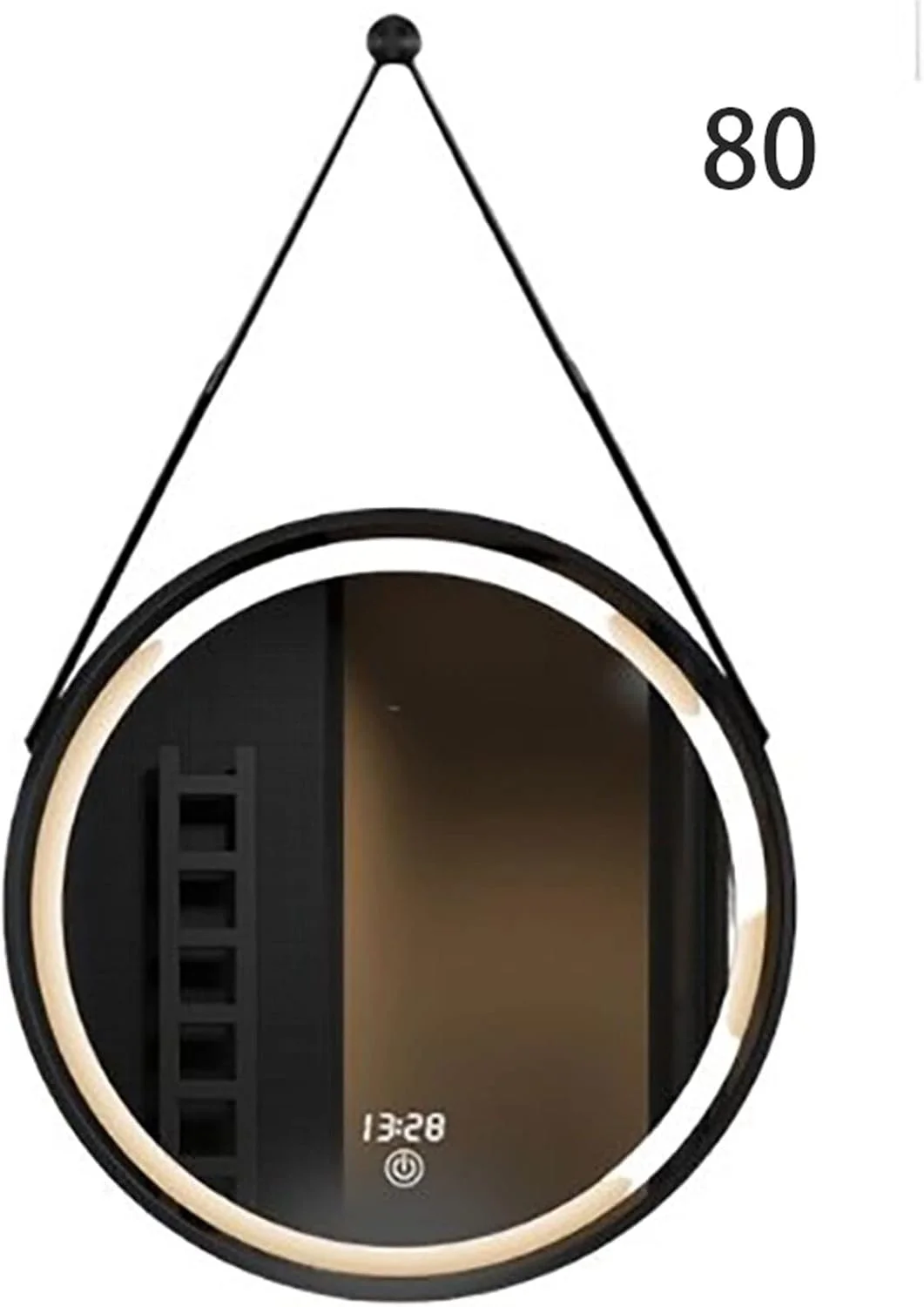 آینه حمام NNHGBB قاب طلایی آینه گرد سوئیچ لمسی آینه حمام توالت آرایش LED تزئینی آینه حمام NNHGBB قاب طلایی آینه گرد سوئیچ لمسی آینه حمام توالت آرایش LED تزئینی