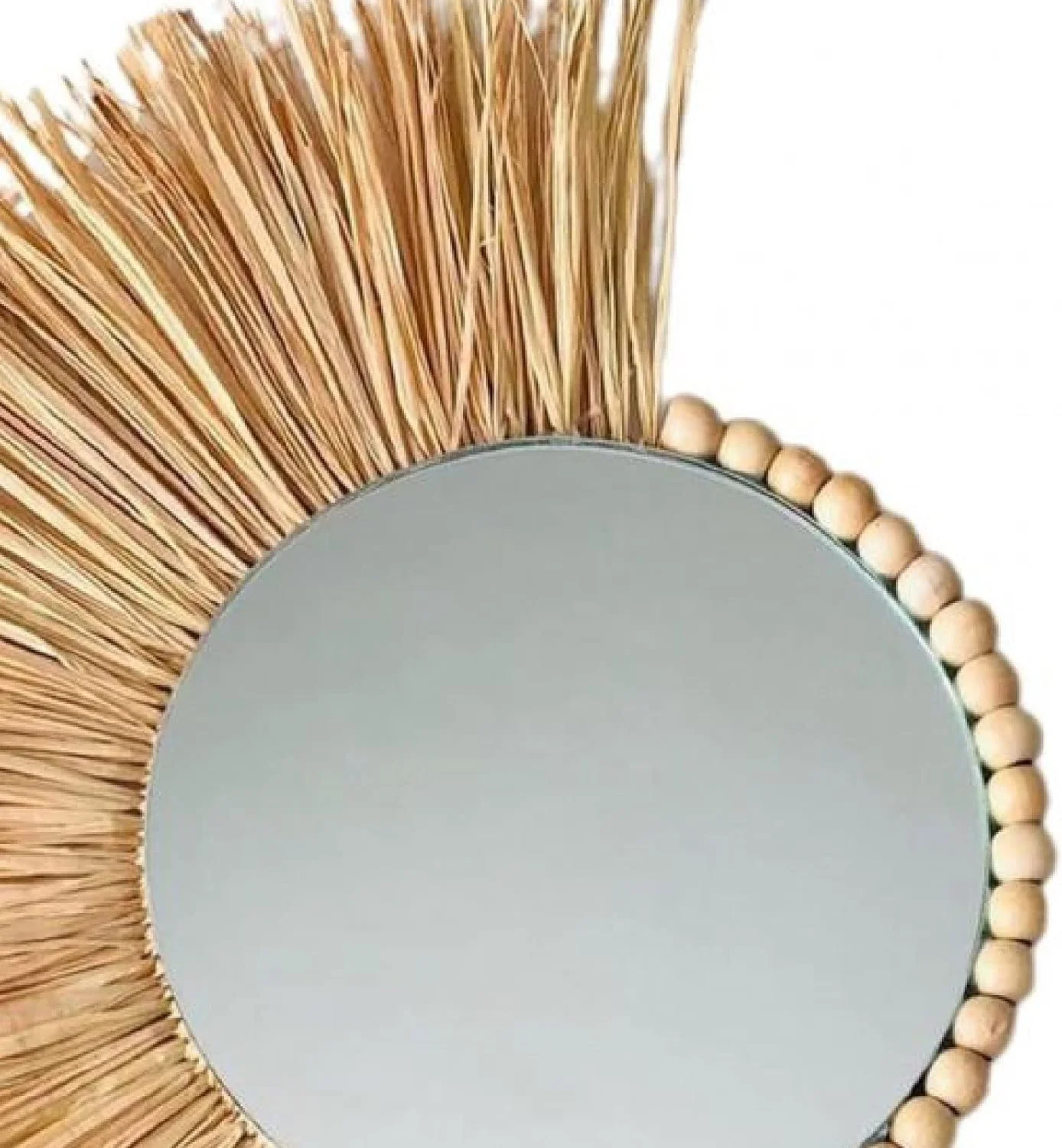 آینه های حمام NNHGBB، صرفه جویی در فضا و زیبا، آینه آویز تزئینی حصیری، مناسب برای محیط های مختلف