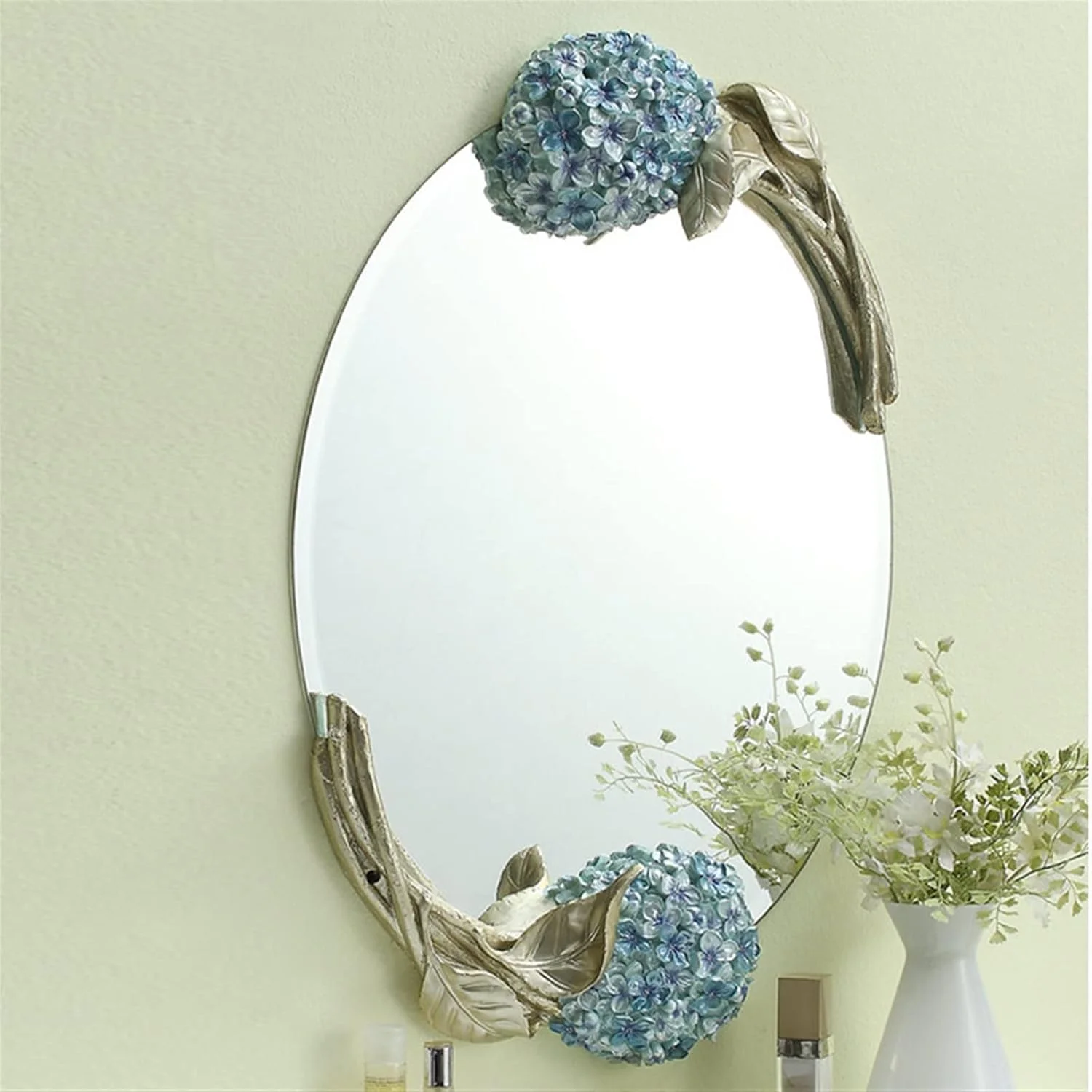 آینه های دکوری حمام NNHGBB، آینه های دیواری حمام، آینه های اصلاح صورت، مناسب برای اتاق نشیمن، مبلمان آینه ای