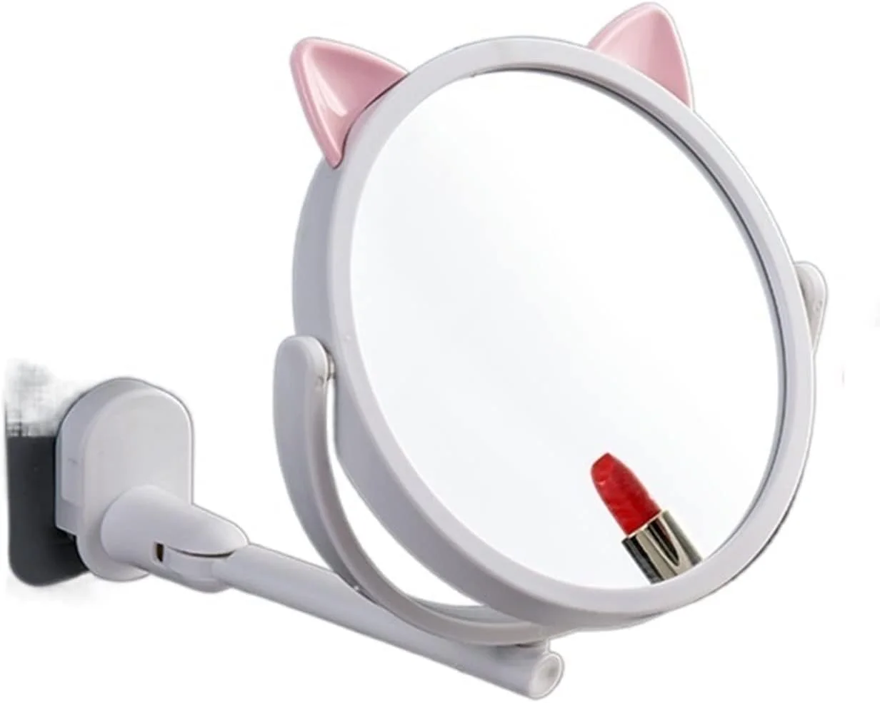 آینه آرایشی گرد NNHGBB مناسب حمام و مسافرت