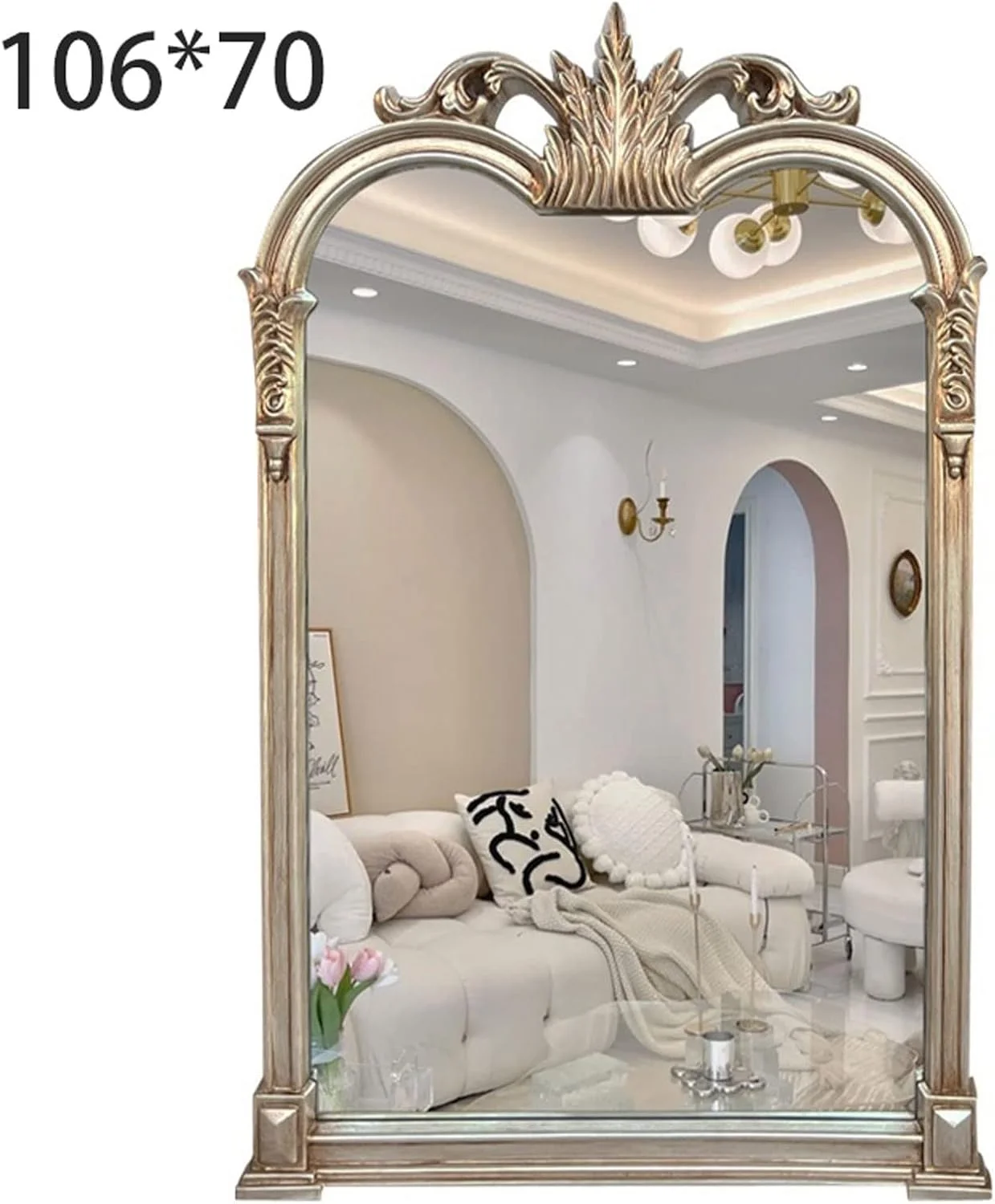 آینه های حمام NNHGBB، آینه اصلاح، آینه آرایش دوش، شیشه مستطیلی، لوازم حمام (Hortel)