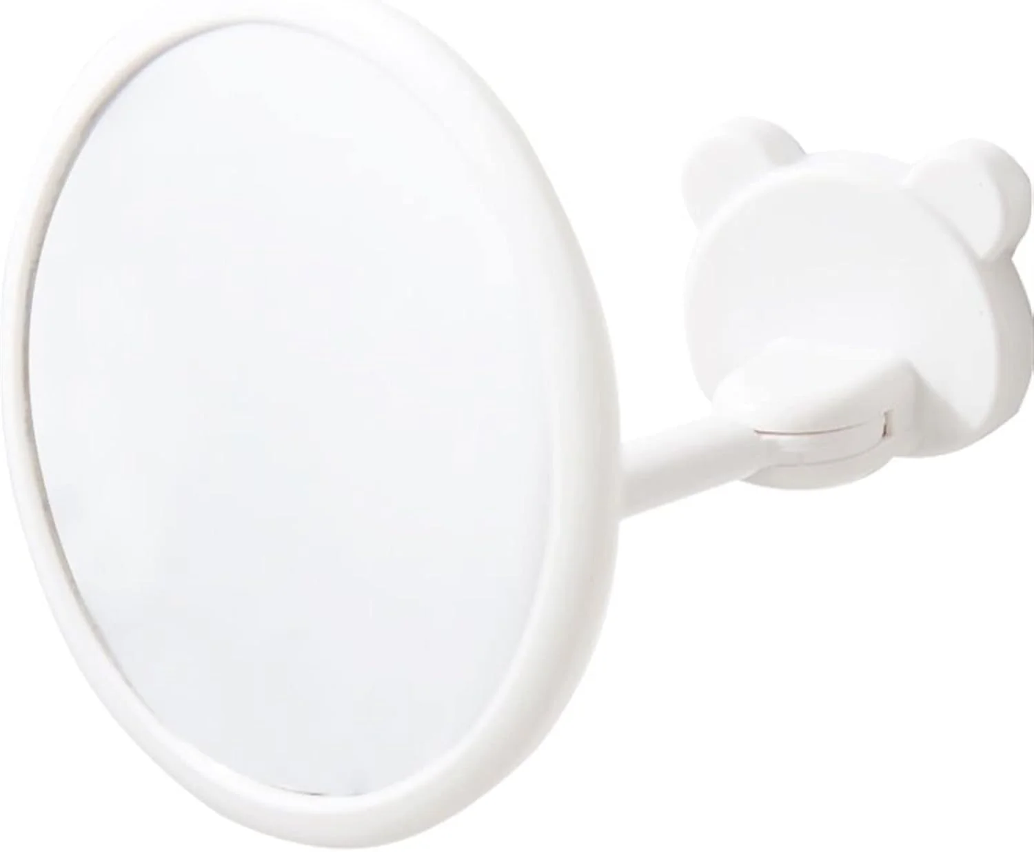 آینه های حمام NNHGBB، آینه آرایشی بدون نیاز به سوراخکاری، آینه اصلاح، آینه دیواری با بازوی تاشو و مکنده، گرد