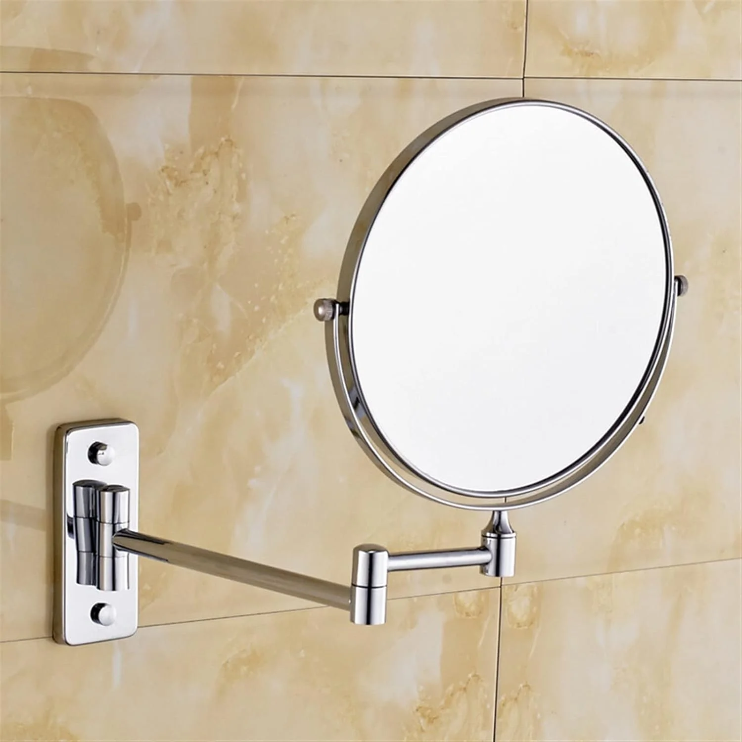آینه های حمام NNHGBB، آینه آرایشی دیواری مسی مناسب حمام (8)