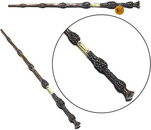 چوب دستی جادویی پروفسور دامبلدور Sage Square با هسته فلزی کلاسیک دست ساز، چوب کلکسیونی جادوگر، لوازم جانبی Cosplay (طول 40 سانتی متر) چوب دستی جادویی پروفسور دامبلدور Sage Square با هسته فلزی کلاسیک دست ساز، چوب کلکسیونی جادوگر، لوازم جانبی Cosplay (طول 40 سانتی متر)