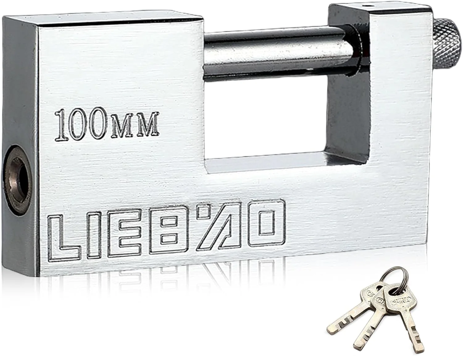قفل کانتینری، قفل سنگین 96 میلی‌متری بزرگ برای سوله با 3 کلید، قفل‌های امنیتی بالا، قفل ضد آب برای گاراژ، کانتینر حمل و نقل، درب‌های داخلی و خارجی