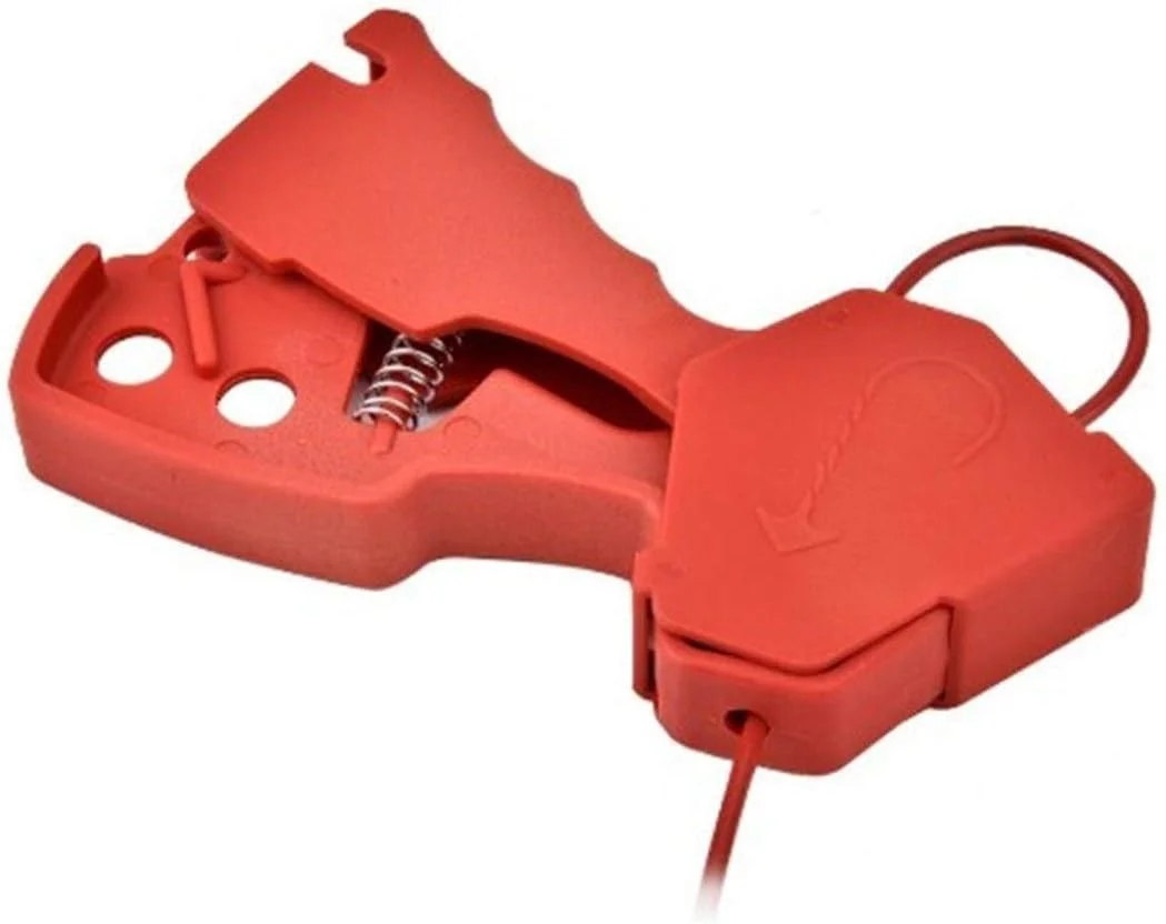 قفل درب کشویی با نصب آسان CBWCCY، قفل کابلی چند منظوره با کابل نایلونی 2.4 متری قابل تنظیم، دستگاه قفل ایمنی صنعتی، قفل درب هوشمند استیل ضد زنگ