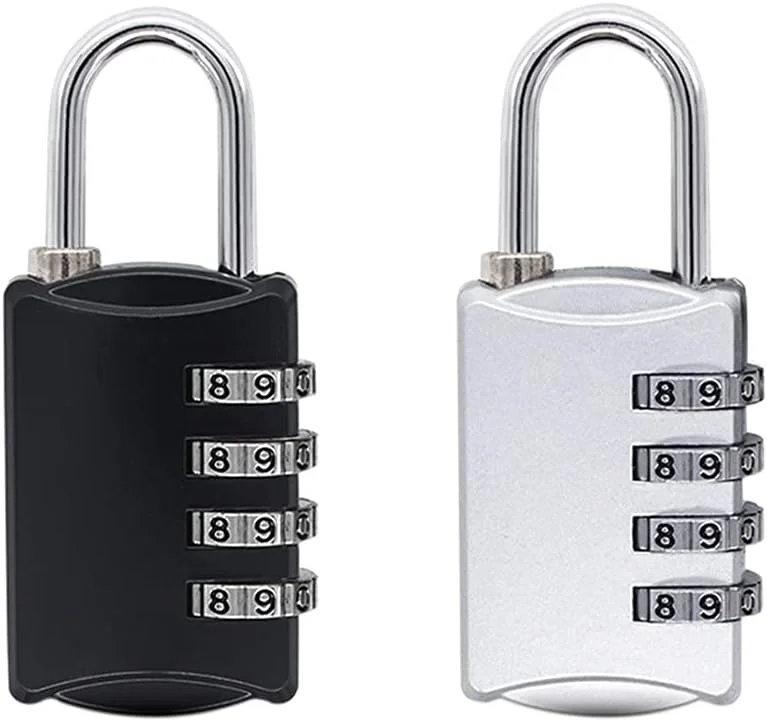 قفل رمزی 2 عددی، قفل 4 رقمی، قفل های امنیتی قابل تنظیم مجدد، برای مدرسه، کارمندان، باشگاه و کمدهای ورزشی، جعبه ابزار، کابینت های پرونده و غیره