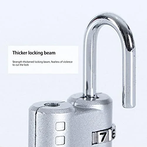 قفل رمزی 2 عددی، قفل 4 رقمی، قفل های امنیتی قابل تنظیم مجدد، برای مدرسه، کارمندان، باشگاه و کمدهای ورزشی، جعبه ابزار، کابینت های پرونده و غیره