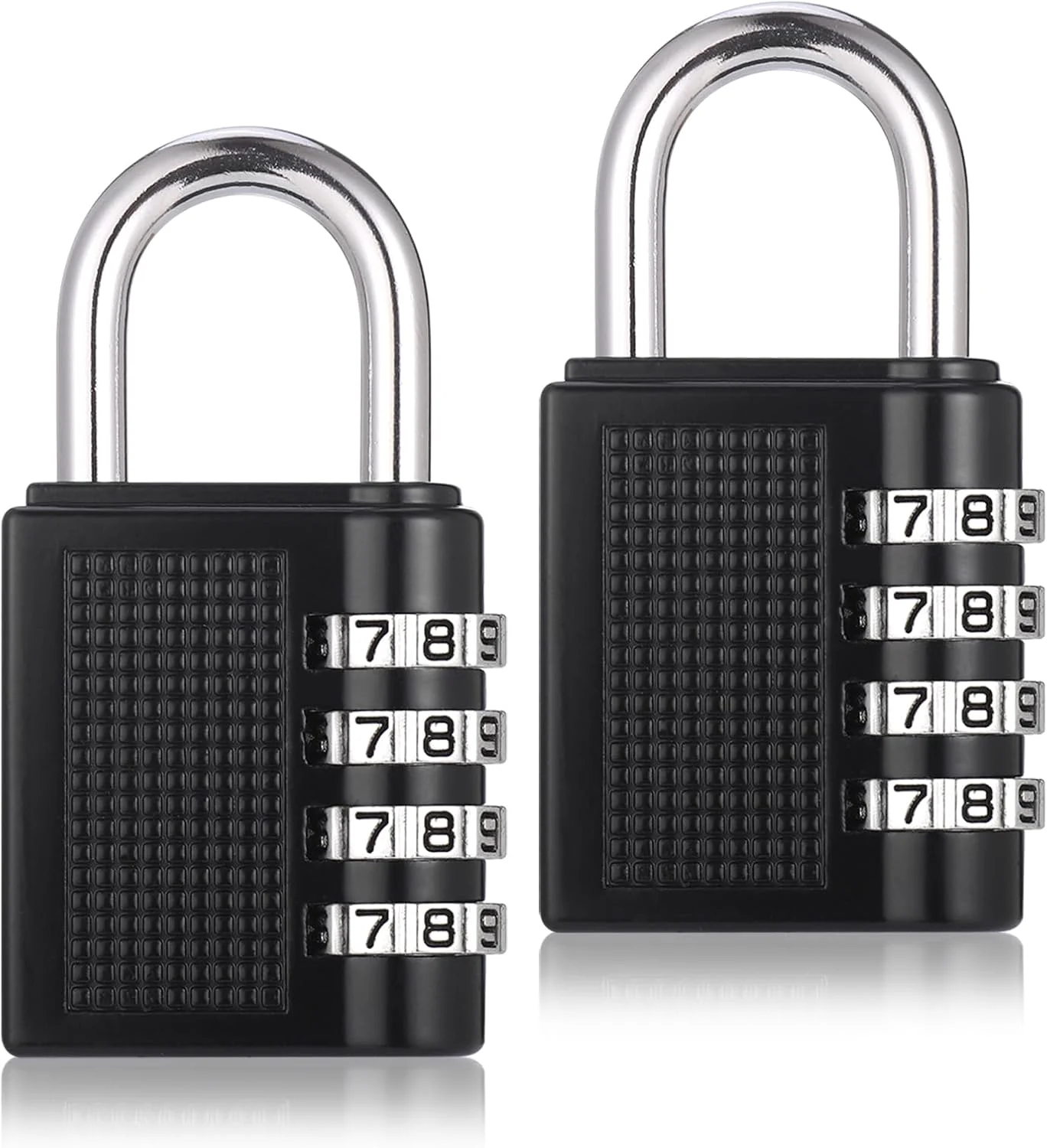قفل رمزی ترکیبی 2 عددی، قفل فلزی سنگین برای کمد باشگاه، قفل با کد، قفل کمد، قفل ضد آب ترکیبی برای کمد باشگاه درب فضای باز سوله (B، مشکی)
