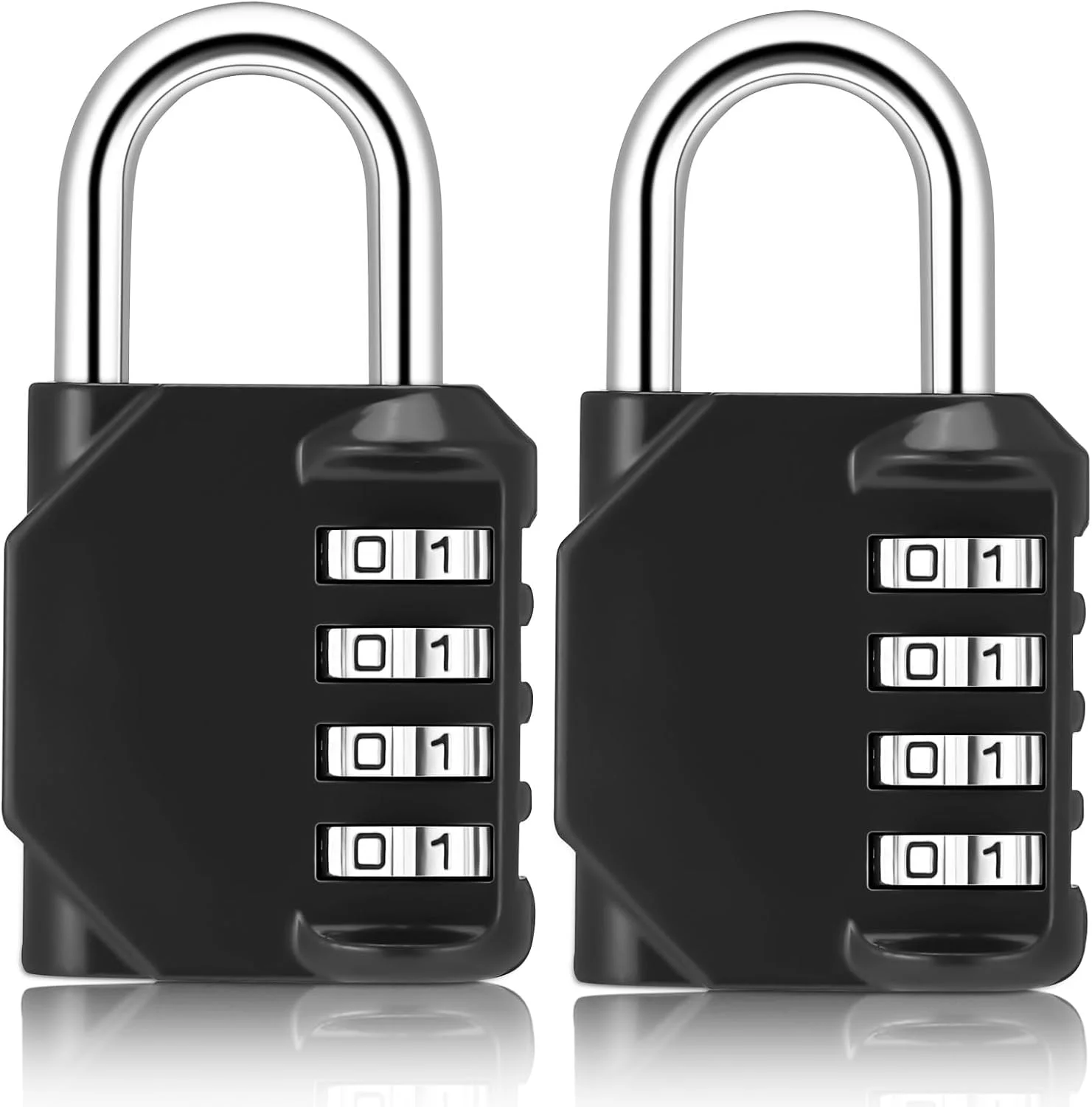 قفل رمزی ترکیبی 2 عددی، قفل فلزی سنگین برای کمد باشگاه، قفل با کد، قفل باشگاه، قفل کمد، قفل ترکیبی ضد آب برای کمد درب فضای باز سوله (B، مشکی)